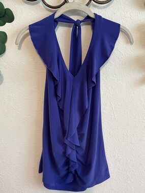 Y2K Purple Fairy Ruffled Halter Top💕